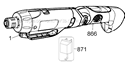Page A Diagram and Parts List for PD700G  Black and Decker Cordless Drill